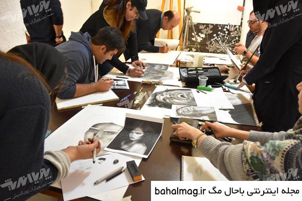 عکس کلاس نقاشی تازه