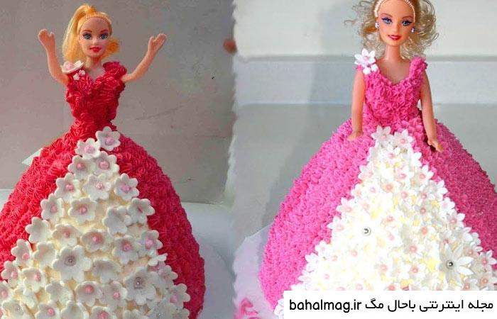 عکس کیک تولد دخترانه عروسک به روز