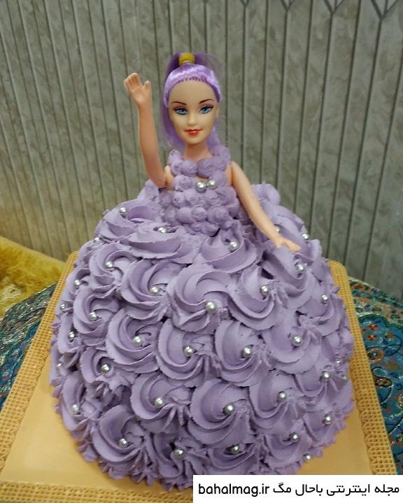 عکس کیک تولد دخترانه عروسک دانلود