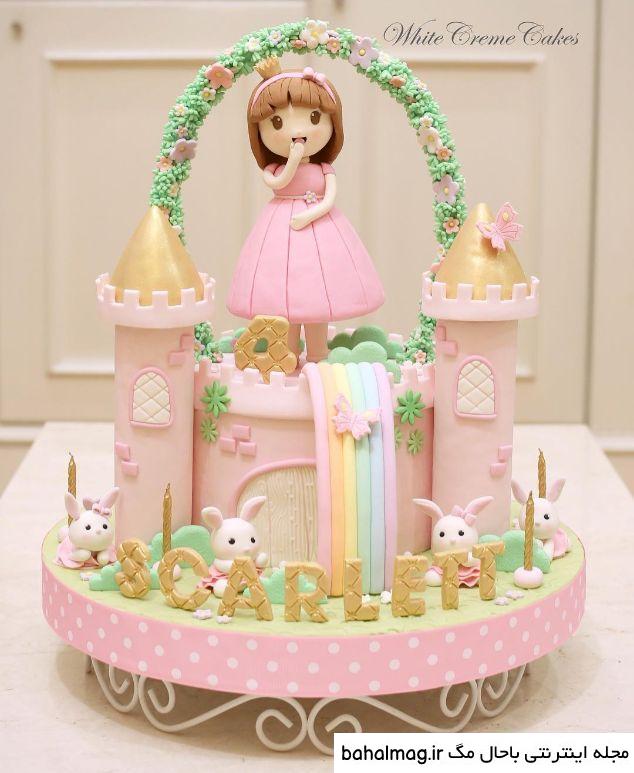 عکس کیک تولد دخترانه عروسکی