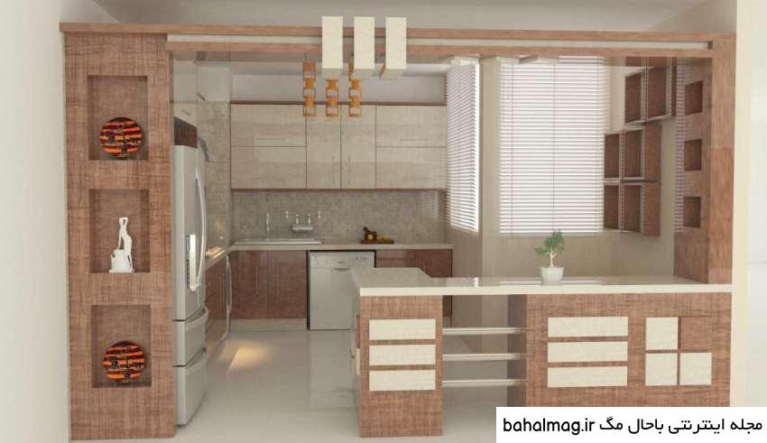 مدل کابینت آشپزخانه کوچک ایرانی جدید