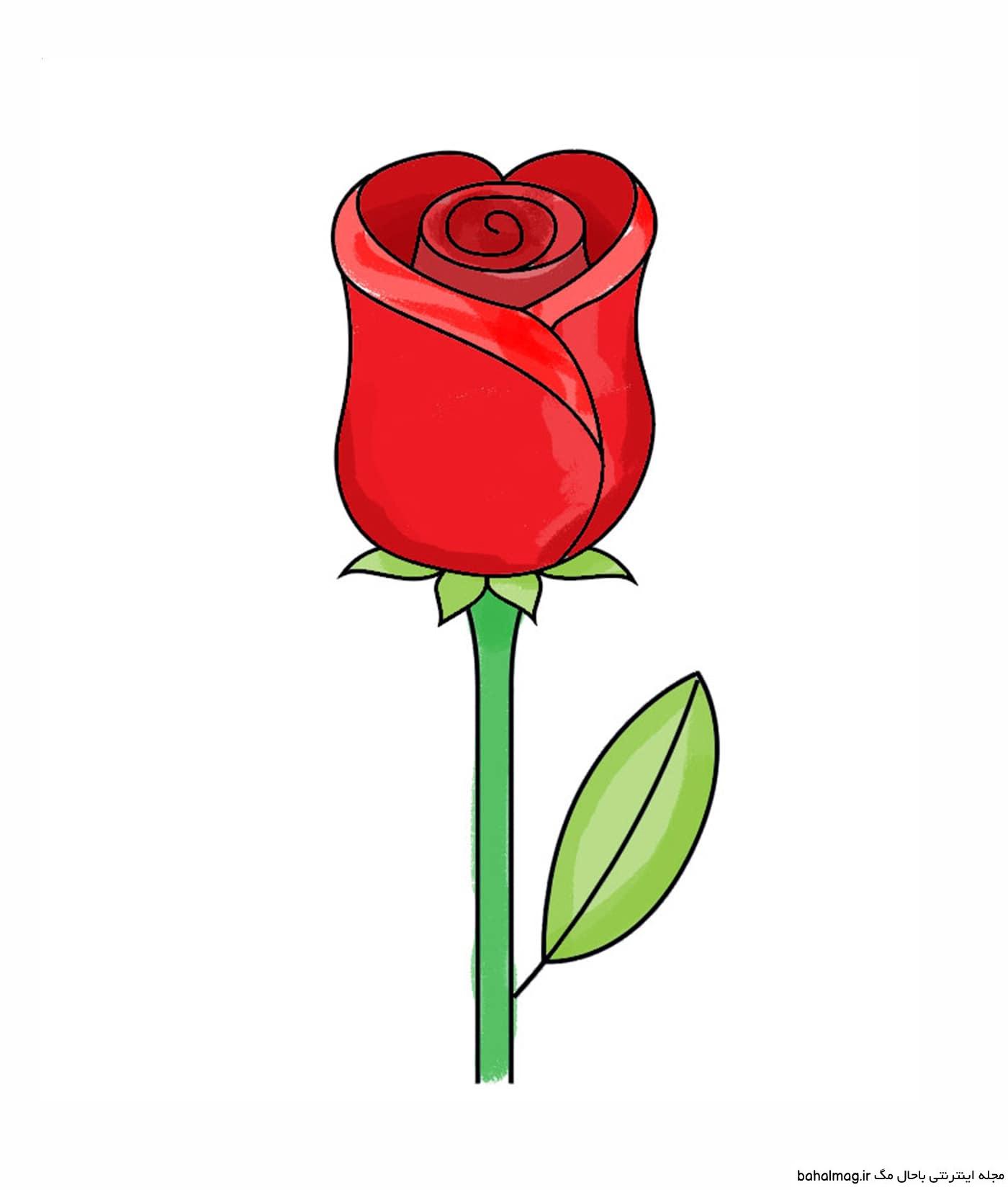 نقاشی گل قشنگ جدید