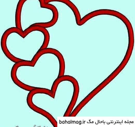 نقاشی گل قلبی دانلود