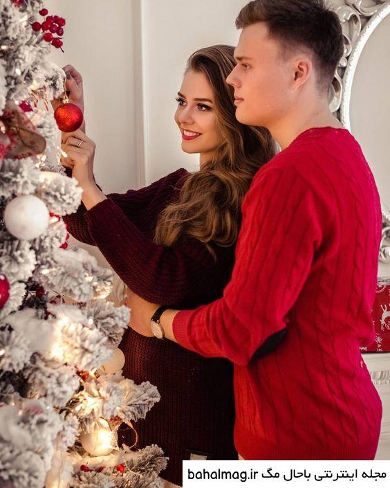 ژست عکاسی دونفره شب یلدا با کیفیت