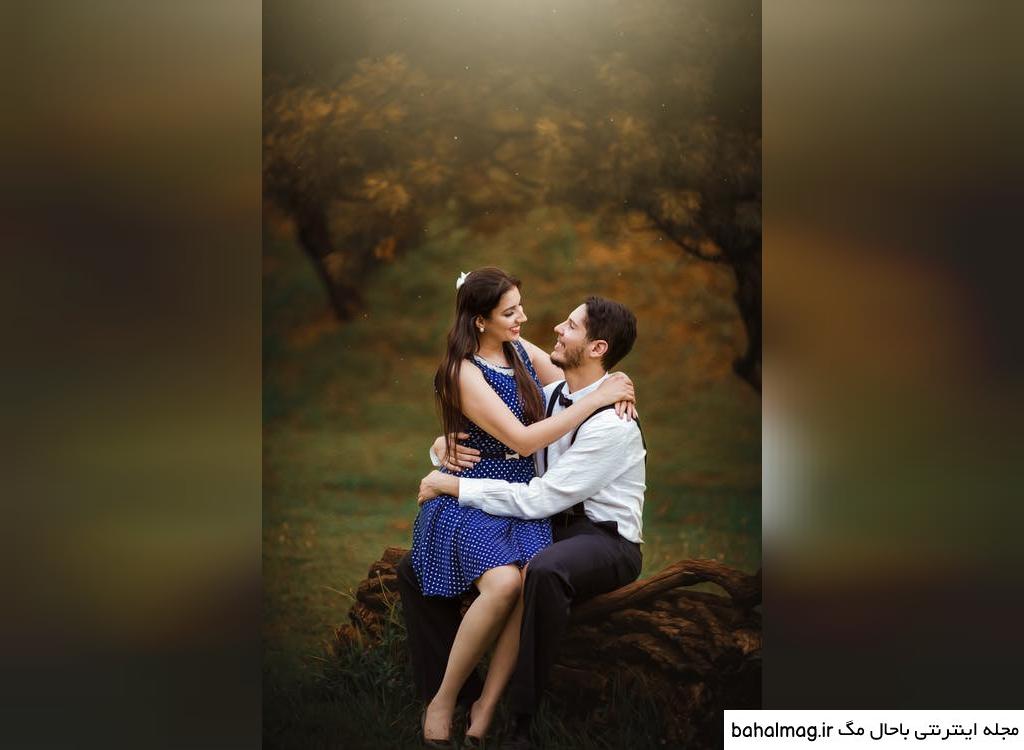 ژست عکاسی دونفره شیک باحال مگ