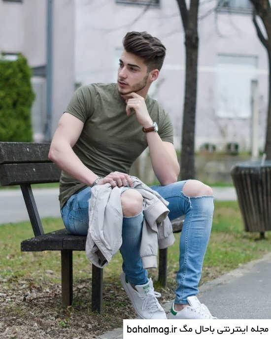 ژست عکاسی پسرانه شاخ به روز