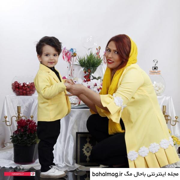 مجموعه ژست عکس تولد مادر پسری