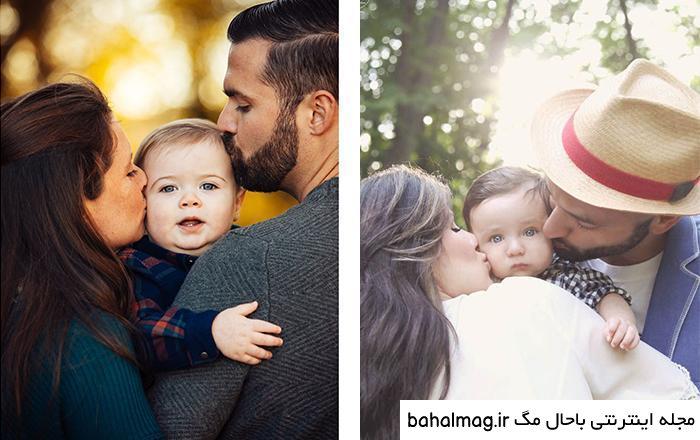ژست عکس تولد چهار نفره به روز