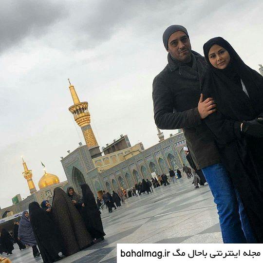 ژست عکس حرم امام رضا تازه
