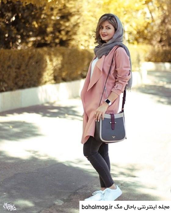 ژست عکس دخترانه ایستاده باحال مگ