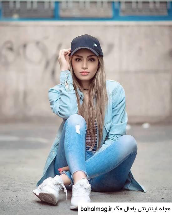 خاص ترین ژست عکس دخترانه با کلاه کپ