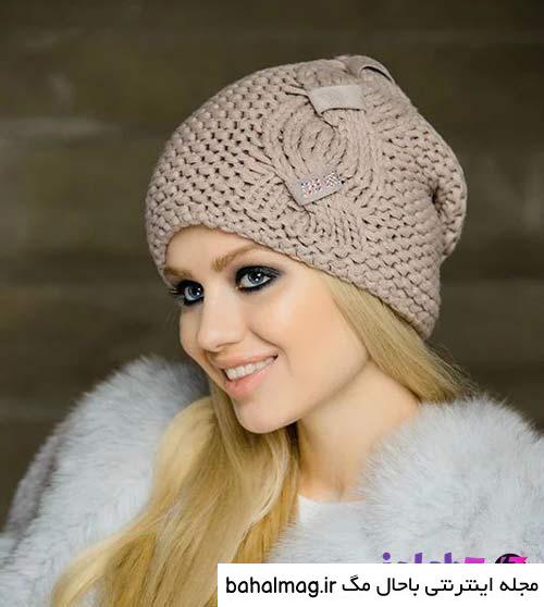 ژست عکس دخترانه با کلاه کپ به روز
