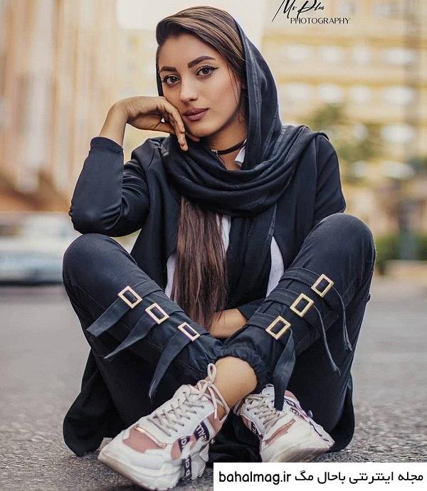 تازه ترین ژست عکس دخترانه تو پارک