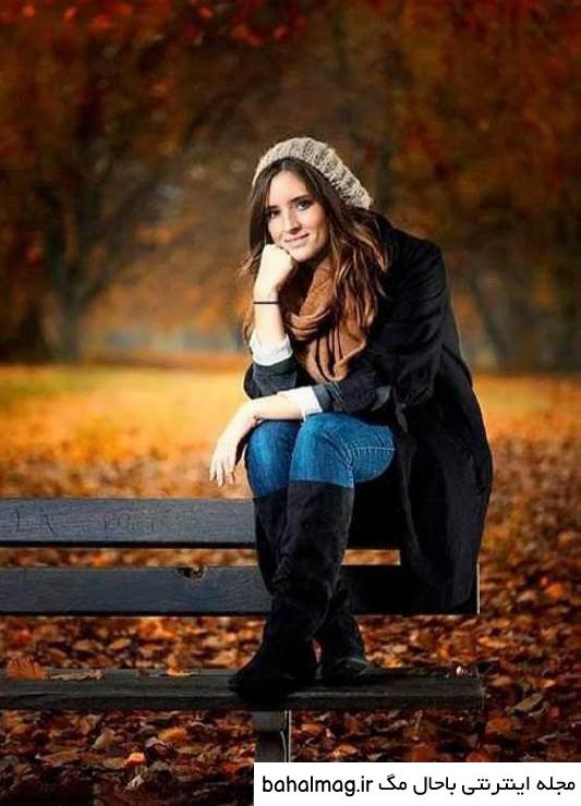 جدیدترین ژست عکس دخترانه تو پارک