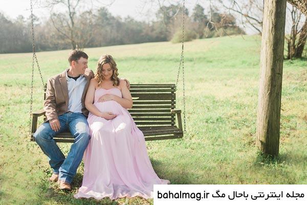 ژست عکاسی در تاب