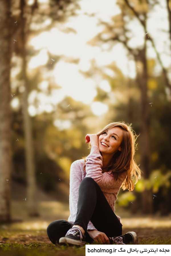 ژست عکس روی تاب به روز