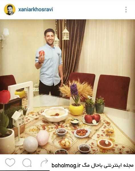 ژست عکس سفره هفت سین به روز