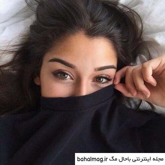 ژست عکس سلفی تو خونه