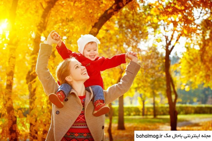 ناب ترین ژست عکس پاییزی کودک