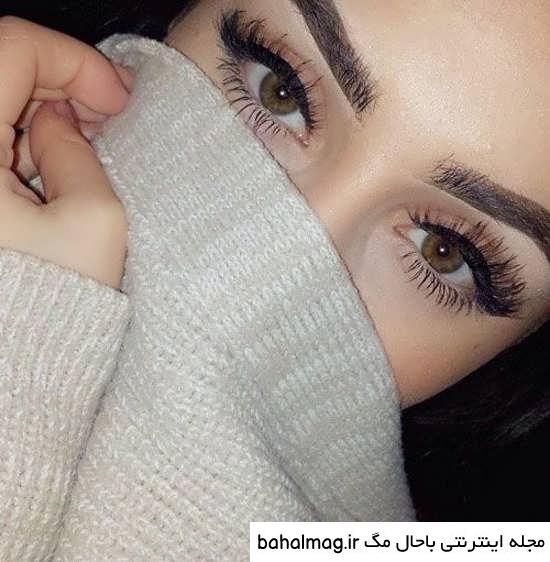 ژست عکس چشم با کیفیت