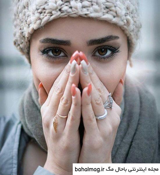 ژست عکس چشم جدید