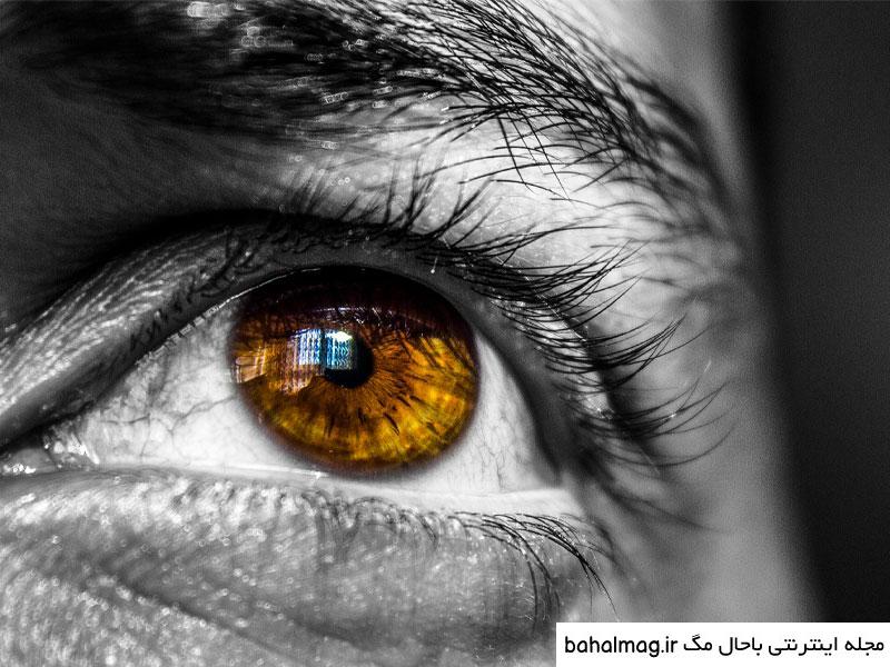ژست عکس چشم