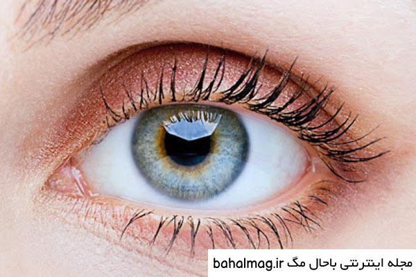 ژست عکس گرفتن از چشم