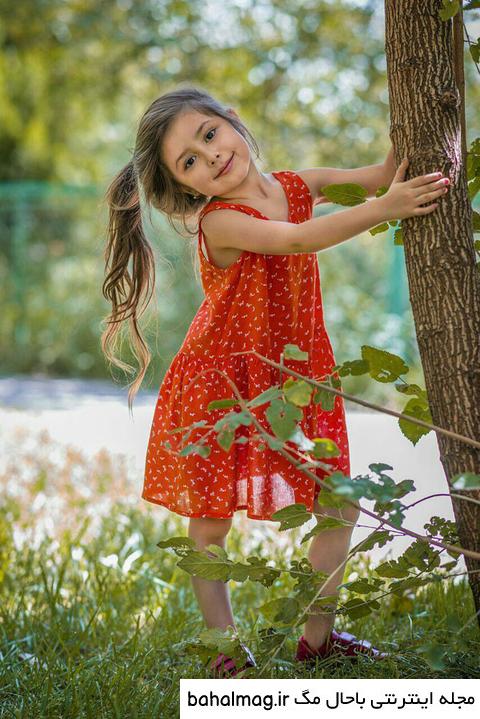 ژست عکس کودک باحال مگ