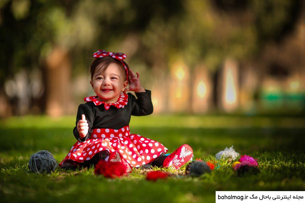 ژست عکس کودک به روز