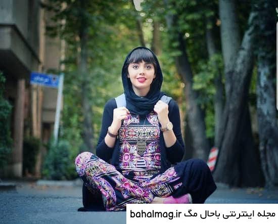 ژست عکس تک نفره دخترونه