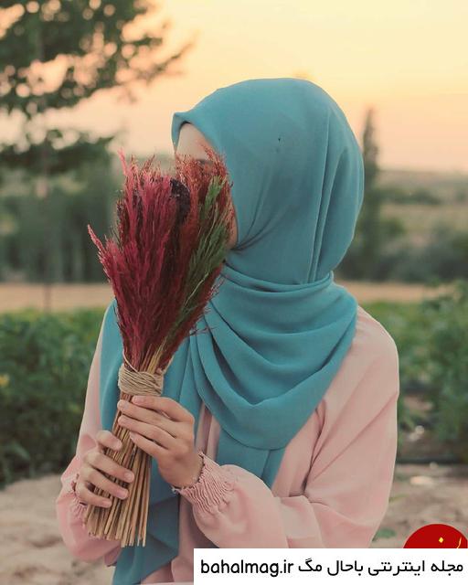 عکس یک دختر با حجاب فانتزی