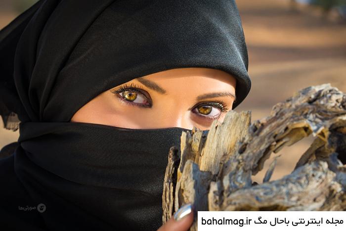 یک عکس با حجاب به روز