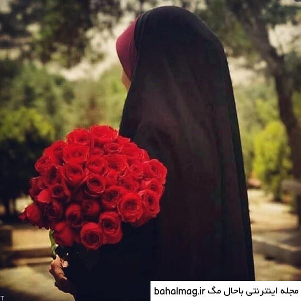 یک عکس با حجاب