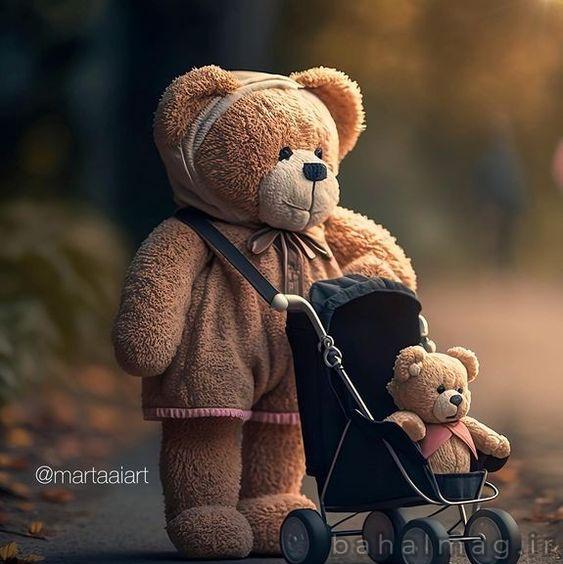 عکس پروفایل دخترونه خرسی زیبا