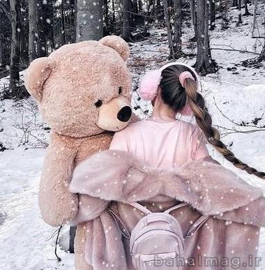عکس پروفایل دخترونه خرسی زیبا