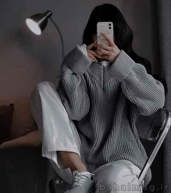 عکس پروفایل دخترونه خفن لاتی با گوشی