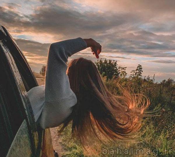 عکس پروفایل دخترونه شاد طبیعی
