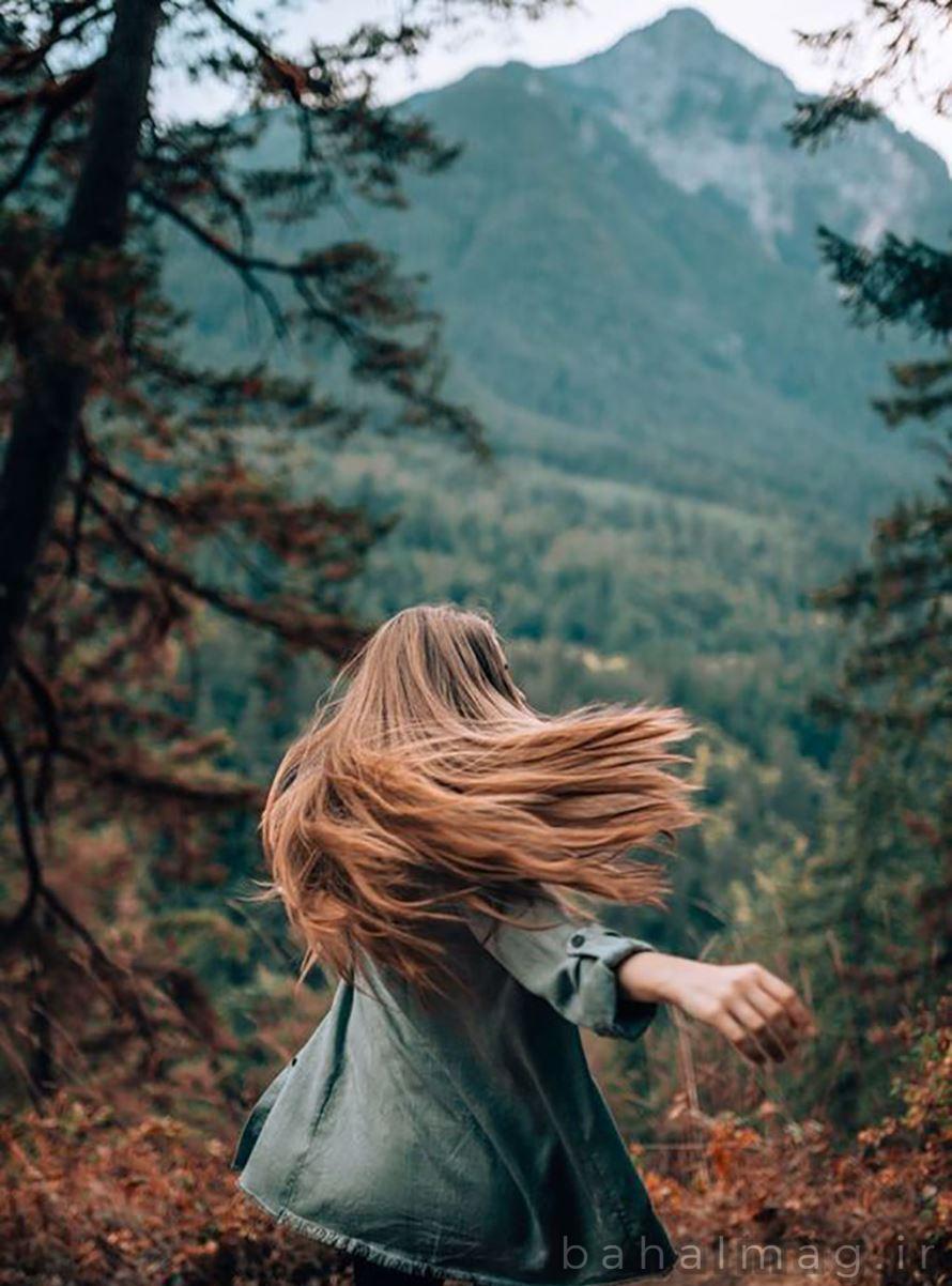 عکس پروفایل دخترونه شاد طبیعی