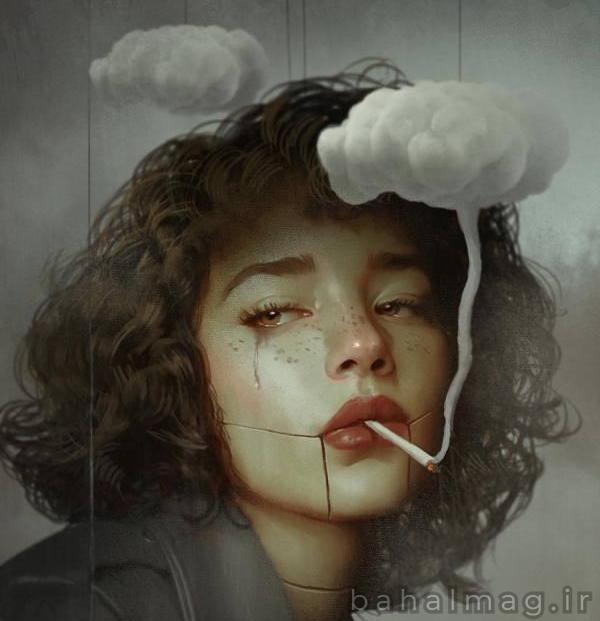 عکس پروفایل دخترونه لاتی غمگین