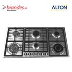  Alton S601  Steel Gas Hob With 6 Burners