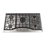 Alton S515 Steel Gas Hob With 5 Burners