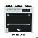 اجاق گاز طرح فر دو درب دیجیتال میشا مدل 2001/2003