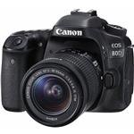 Canon Eos 80D Digital Camera With EF-S 18-55mm f/3.5-5.6 IS STM Lens