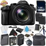 PANASONIC LUMIX DMC-FZ2500 4K Point and Shoot Camera w/20X Leica DC Vario-ELMARIT F2.8-4.5 Lens - International Version - Gold Bundle
