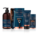 ست ریش تراش ژیلت آمریکا Gillette King C. Gillette Premium Bartpflege Set