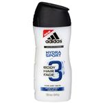شامپو بدن مردانه آدیداس مدل Hydra Sport حجم 250 میلی لیتر