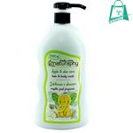 شامپو سر و بدن نچرافی naturaphy حاوی سیب و آلوئه ورا 1000 میلی لیتر