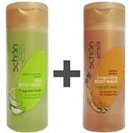 پک شامپو بدن شون مدل Aloevera And lemon و شامپو بدن مدل Ginseng حجم 250 میلی لیتر