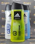ژل حمام آدیداس مردانه سر و صورت و بدن 400 میل Adidas  Pura game