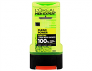 ژل دوش حمام لورال من اکسپرت مدل clean power 300ml